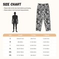 thumbnail image 3 of Balery Yin Yang With Black And White Pantalones de pijama para mujer, pijamas ultraligeros, pantalones de estar por casa-X-Large, 3 of 6