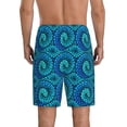 thumbnail image 3 of Kdxio Snake Print Mens Sleep Shorts Bottoms Soft Comfy Pajama Wear Pants with Drawstring Pockets, 3 of 7