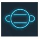 thumbnail image 1 of Letrero De Neón LED Planet Saturno Anillado, Luz Para Habitación Infantil, Espacio, Escaparate, , Entrada Comercial, 40cm, 1 of 2