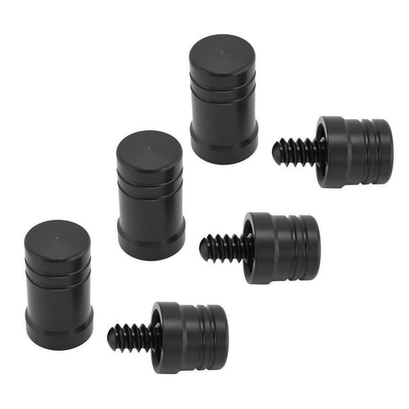 3Sets  5/16 X 18 Joint Protectors/Joint Billiard Pool Cue Protector Black
