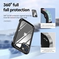 thumbnail image 6 of SaniMore Magnetic Transparent Case for iPhone 14 with Wireless Charging, PC & Liquid TPU Cover with Independent Mental Key Armor Goggles Protective Lens Shockproof Protective Shell, Black, 6 of 8
