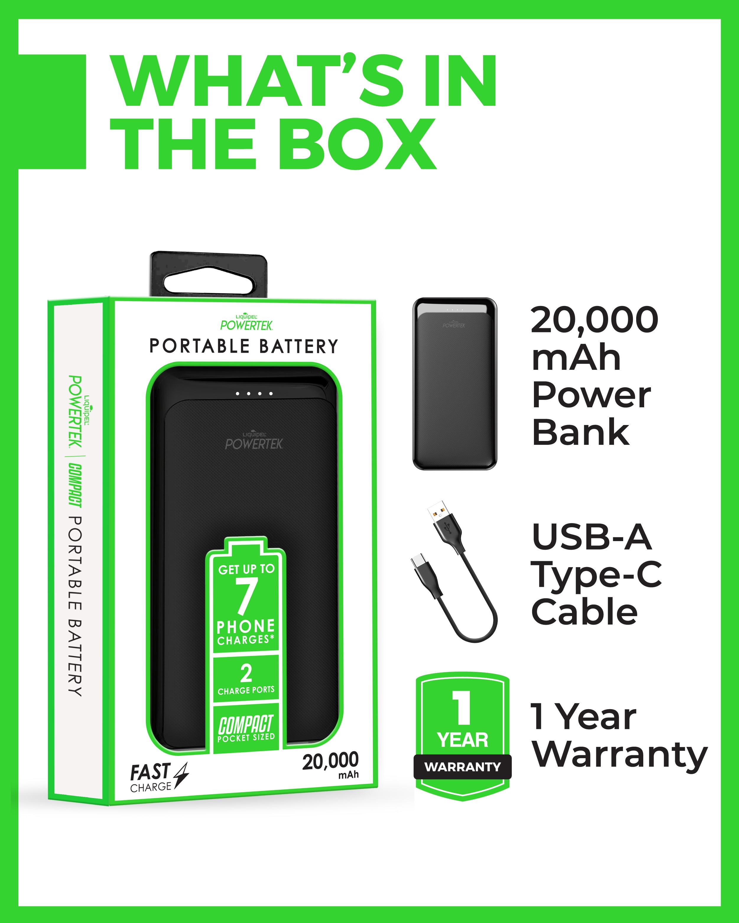 Batterie Externe/Powerbank Leotec PowerBank 20000mAh PD 65W/ Compatible  avec Ordinateurs Portables