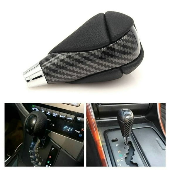 Upgrade Your for Lexus I 50 2006 2012 with Black Leather & Carbon Fiber Knob