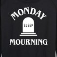 thumbnail image 3 of Instant Message - Monday Mourning - Women's Lightweight French Terry Long Sleeve Shirt, 3 of 6