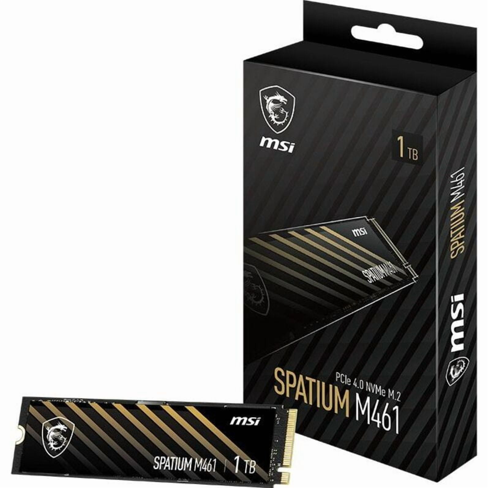 内蔵型SSD MSI M450 1TB NVMe M.2 SSD SPATIUM M450 PCIe 4.0 NVMe M.2 1TB - Walmart.com