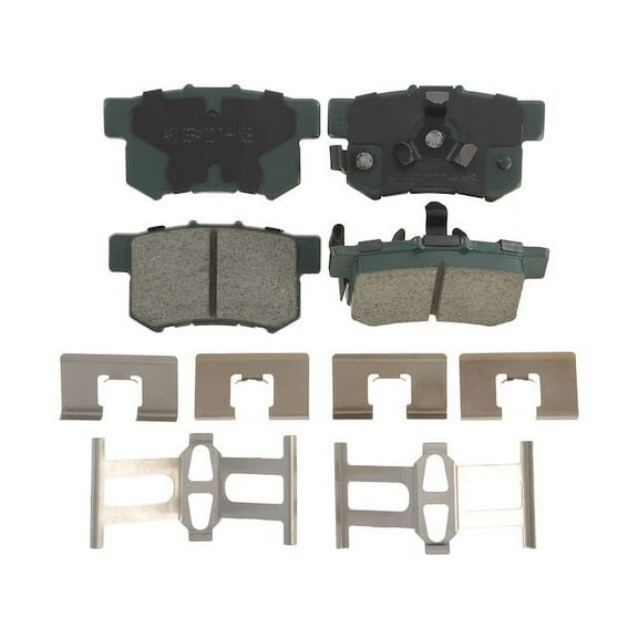 Rear Brake Pad Set - Compatible with 2005 - 2016 Honda CR-V 2006 2007 2008 2009 2010 2011 2012 2013 2014 2015