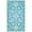 Pattern | Light Blue, variant on Waterproof Outdoor Rug 9x18 Reversible Plastic Straw Patio Rug, Stain-Resistant Vintage Medallion Carpet, Large Indoor Outdoor RV Mat for Deck, Camping, Balcony, Light Blue/White
