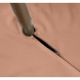 thumbnail image 3 of Vargottam 58 x 120 Inch Rectangular Tablecloth with Umbrella Hole & Zipper, Waterproof, Spring/Summer, Dusty Peach, Solid, Polyester, Tablecloth, 3 of 6