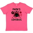 thumbnail image 3 of Inktastic Valentine's Day Papa's Lovebug Youth T-Shirt, 3 of 5