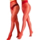 thumbnail image 1 of Pantimedias VEBZIN rojas de red y brillantes para mujer x2 pares, 1 of 6