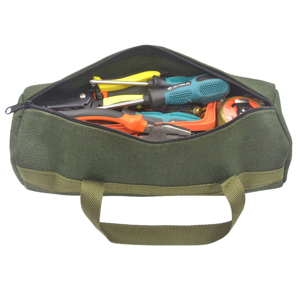 Canvas Portable Tool Storage Bag Wrench Screwdriver Organizer Pouch Toolkit Good