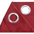 thumbnail image 3 of DREAM ART Indoor/Outdoor Curtains - Grommet Top Waterproof Windproof, Blackout Outdoor Drapes for Porch Gazebo Privacy(2 Panel,W54xL96, Radiant Red), 3 of 3