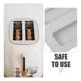 thumbnail image 3 of HEANUJJ 2pcs Toaster Top Lid Grey Silicone Keeps Bread Maker Clean, 3 of 7