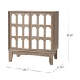 thumbnail image 2 of Sideboard Buffet,Mid Century Modern Storage Cabinet with Doors and Shelves, Boho Style Wooden Buffet Cabinet for Living Room, 2 of 9