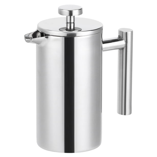Cafetera de Prensa ANGGREK Tetera de Café Acero Inoxidable 350ml