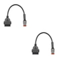 thumbnail image 4 of Sidaley 6PIN TO 16PIN Conversion Line Adapter Accessories Professional Motorcycle Tools Wire Scan Plug Extension Converter Type1 NO1, 4 of 6