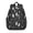 Hand and Bat, variant on Moth and Skeleton Gothic Pattern Backpack for School, Cute School Bag with Adjustable Shoulder Straps and Padded Back, 15"x11.42"x5.5"