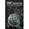 thumbnail image 5 of Key Fob Cover Compatible with BMW Mini Cooper S Cooper D Keychain Case Holder Protector,A Black, 5 of 7