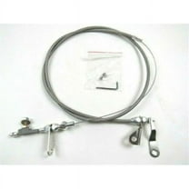 Bous Performance F53701 Stainless Steel Braided Kick Down Cables for Ford C4