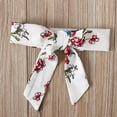 thumbnail image 4 of Herrnalise Toddler Baby Girls Summer Floral Short Sleeve Jumpsuit + Bow Two-piece Children's Clothing rollbacks, 4 of 7