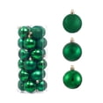 thumbnail image 5 of 24 Pack Christmas Balls Ornaments 2.4 Inch Shatterproof Plastic Hanging Baubles Green for Xmas Tree, 5 of 6
