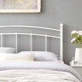 thumbnail image 6 of Headboard, Full Size, Metal, White, Modern Contemporary Urban Design, Bedroom Master Guest Suite, 6 of 6