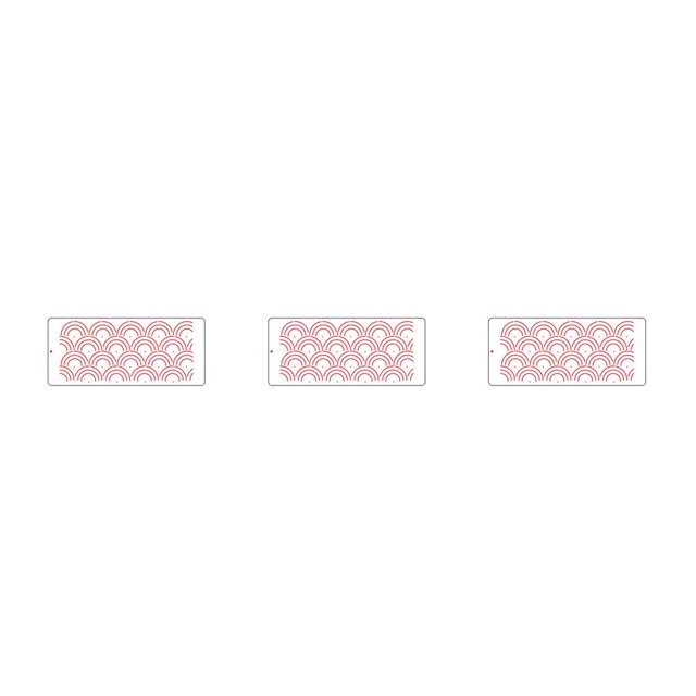 Wosthever Cake Fondant Stencil Borde Molde Decoración Glaseado Plantilla JY-6165 Type1 NO1