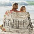 thumbnail image 4 of Wedding Anniversary Blanket Gift for Couples Marriage Prayer Gifts Blanket Unique Newlywed Gifts Engagement Gifts for Couples Marriage Gift for Couple Mom Dad Parents for Valentines, Birthday 60"X50", 4 of 6