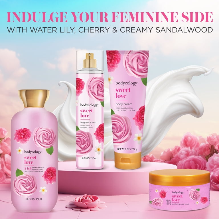 Bodycology Sweet Love Fragrance Body Mist, 8 fl oz (3-Pack) photo 7