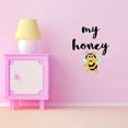 thumbnail image 3 of Children My Honey Cute Animal Wall Decal Decoration Cute Honey Bee Waving Vinyl Wall Decal Lasts Years and Easily Removable - Size: 24 In(W) x 30 In(H), 3 of 5