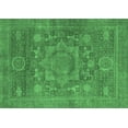 thumbnail image 1 of Ahgly Company Indoor Rectangle Oriental Emerald Green Modern Area Rugs, 2' x 5', 1 of 4