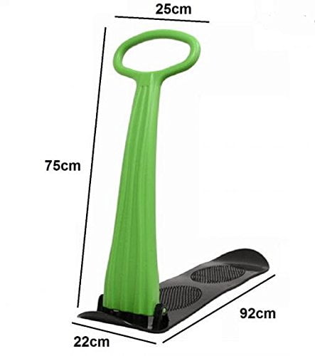 Kingmys Snowboard Scooter for Kids Folding Snow Ski Sled with Grip Handle by