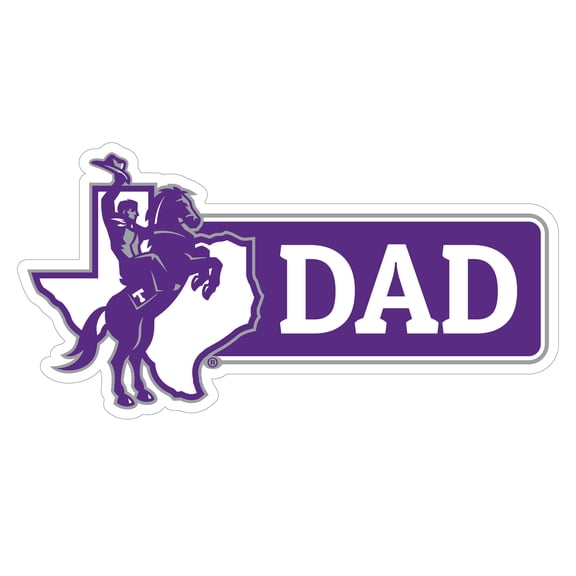 Tarleton State University Proud Dad Die Cut Decal Officially Licensed Collegiate Product (3-Inches Wide)