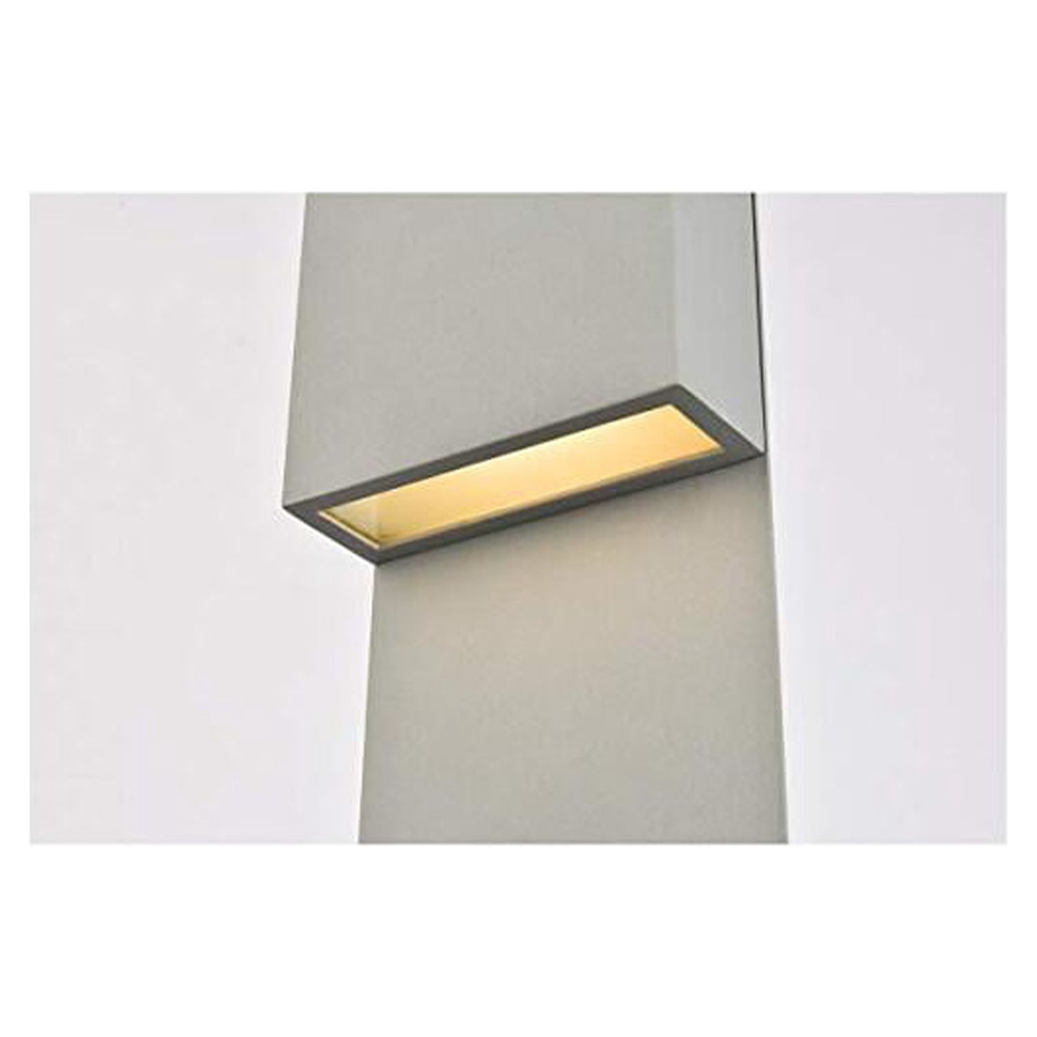 Raine Integrated LED wall sconce in silver