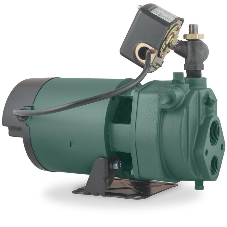 Zoeller 1-HP Cast Iron Deep Well Convertible Jet Pump With 20-40 PSI ...