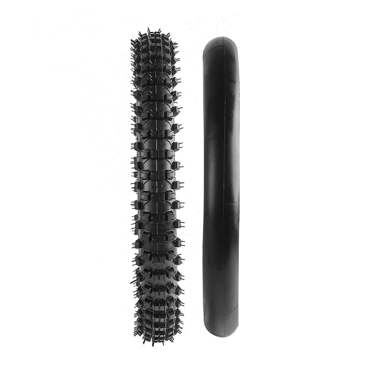 2.75/3.00-19 70/100-19 Front Tire and Inner Tube for Off Road Dirt Pit Bike Motocross TTR125 CRF150 DRZ125 XR100 KX100 CRF100F CR80RB CR85RB Motorcycle