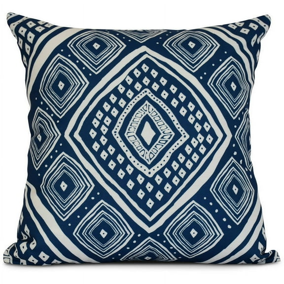 Simply Daisy, Geometric, Lil' Diamond Jill Outdoor Pillow