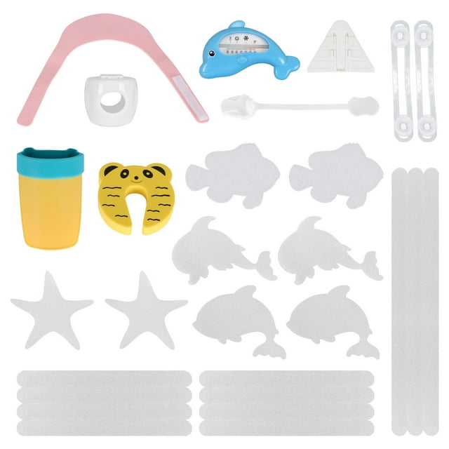 18pcs Baby Safety Locks Kit, Child Safety Locks for Cabinets, Drawers, Fridges, Easy Installation,Eco-friendly Material