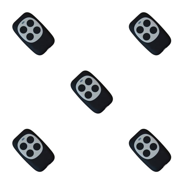 Scienceny Duplicador de abridor de puerta de garaje de 4 teclas Control remoto enrollable inalámbrico Mini interruptor de teclado portátil con tecla de Gris 5piezas Scienceny CBP232813