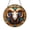 Acrylic 3.5 Inch, variant on Stylized Goat Motif Stained Glass Style Decor Panel2001
