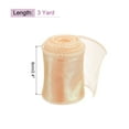 thumbnail image 2 of Uxcell 2 3/8" Wide Sparkly Sheer Wired Organza Ribbon Pastel Chiffon Ribbons 3 Yard Light Pink, 2 of 7