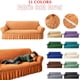 thumbnail image 1 of Yhmxh Funda elástica antideslizante para sofá, lavable, para sofá cama, fácil de colocar, con borde elástico y faldón, reutilizable y a prueba de polvo para sofás de 1 a 4 plazas., 1 of 6