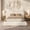 Beige, variant on Toogaho Queen Upholstered Platform Bed with 5.9" Thick Round Corner Headboard & All Sponge Bed Base,Soft Boucle,Metal Bed Frame,No Box Spring Needed,Black