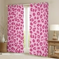 thumbnail image 2 of Castle Fairy Animal Cheetah Print Black Out Curtains for Girls Teens Women,Abstract Geometric Curtains Pack Of 2 (42X63 Each),Dreamy Princess Bedroom Curtains,Super Cozy Room Decor, 2 of 6