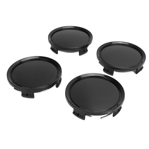 Car Rim Hub Center Cap, 74mm Wheel Hub Center Cap with Metal Ring for Vehicle