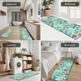 thumbnail image 5 of Pioneer Flower Floral Print Pattern Kitchen Rugs Sets Of 3,Kitchen Runner Rugs Non Skid Washable,Decorative Kitchen Floor Mats for Kitchen,Sink,Laundry,17"x30"+ 17"x47" + 17"x59", 5 of 6