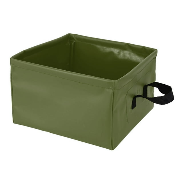 Camping Water Container, PVC Convenient 13L Portable Folding Collapsible Bucket For Outdoor