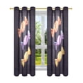 thumbnail image 7 of Yayeee Window Curtains Set of 2 for Living Room Light Filtering 63"x42", Cartoon Candy, 7 of 7