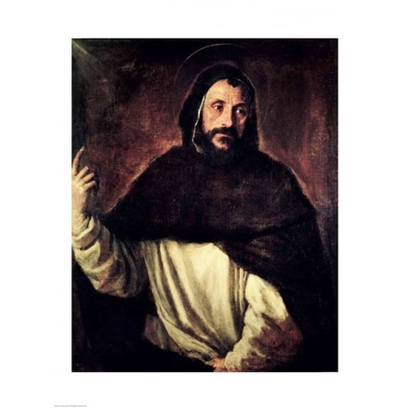St Dominic Canvas Art - Titian (18 x 24)