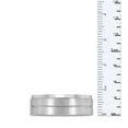 thumbnail image 2 of SuperJeweler 8 MM Brushed Finish Men's Titanium Ring Wedding Band for Men, 2 of 6